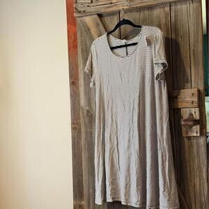Old Navy Striped Casual Dress XL